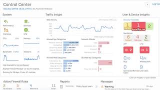 Sophos XG Firewall Getting Started  Control Center and Nav 1080p 30fps H264 128kbit AAC