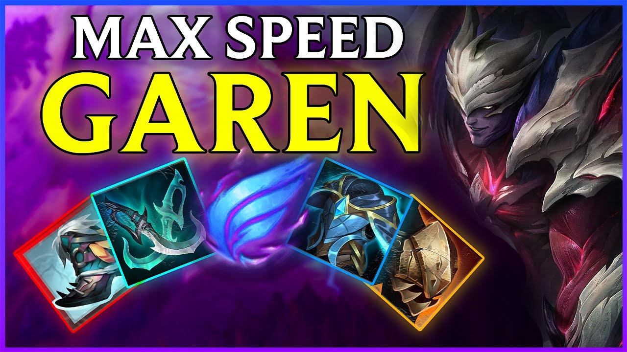 I won on Garen just by building only MOVEMENT SPEED!