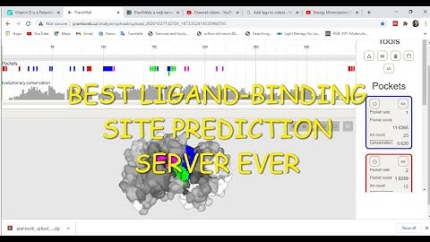#bioinformatics #biophysicszone PrankWeb  - Ligand-binding site prediction server