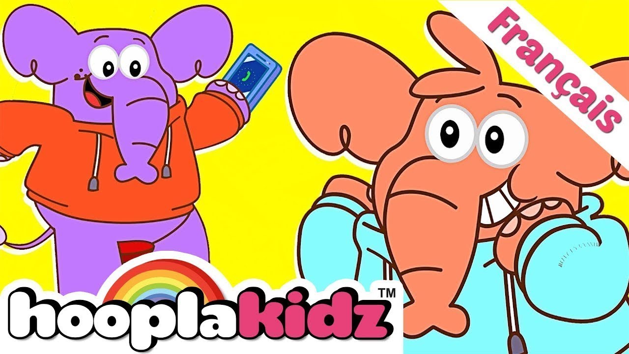 Un Elephant Qui Se Balancait Comptines Pour Bebe Hooplakidz Franҫais Youtube