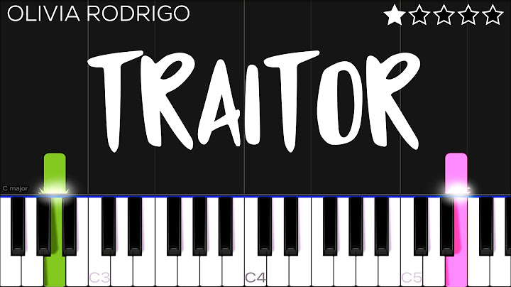 traitor Piano version - Piano performance video thumbnail