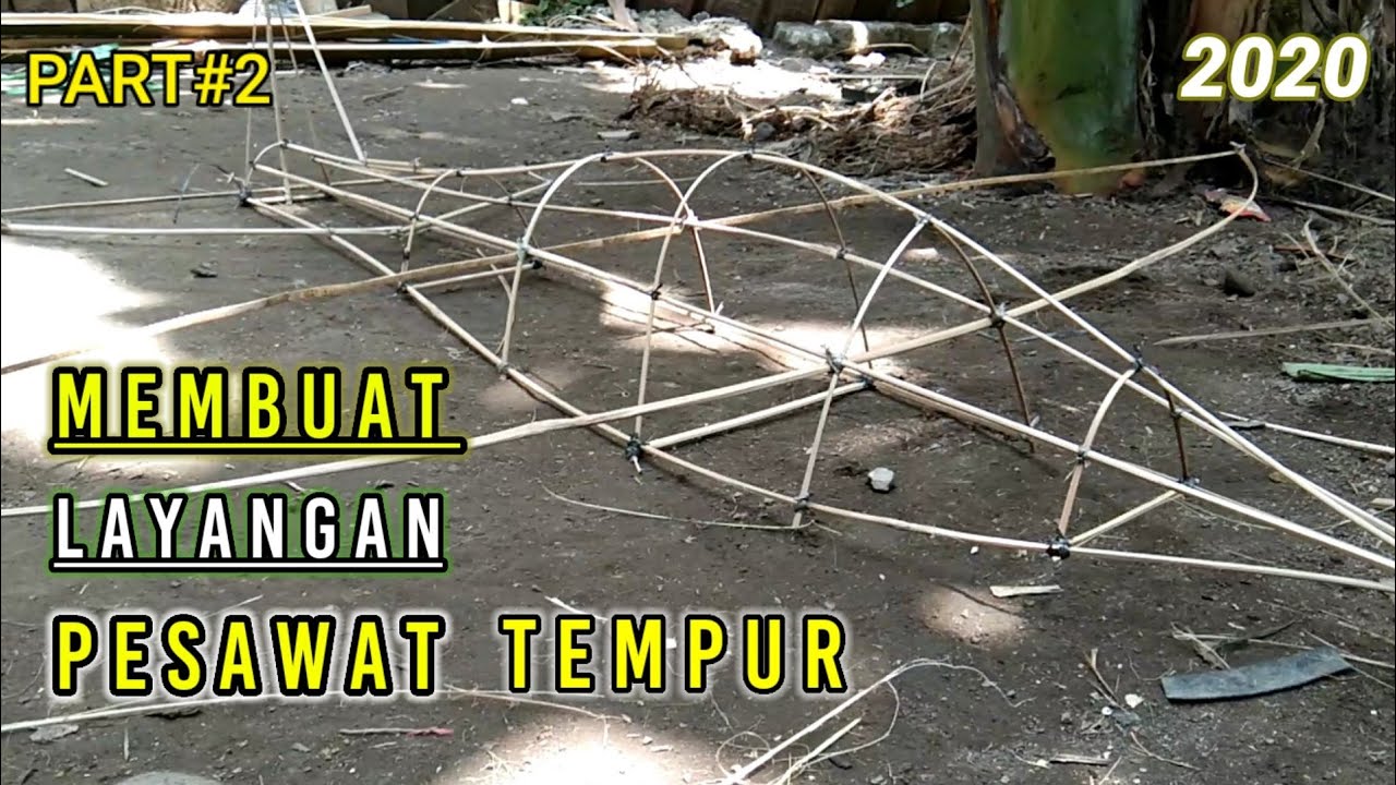 Layangan Jet TUTORIAL MEMBUAT LAYANGAN PESAWAT JET TEMPUR || PART #2 (EKOR PESAWAT ...
