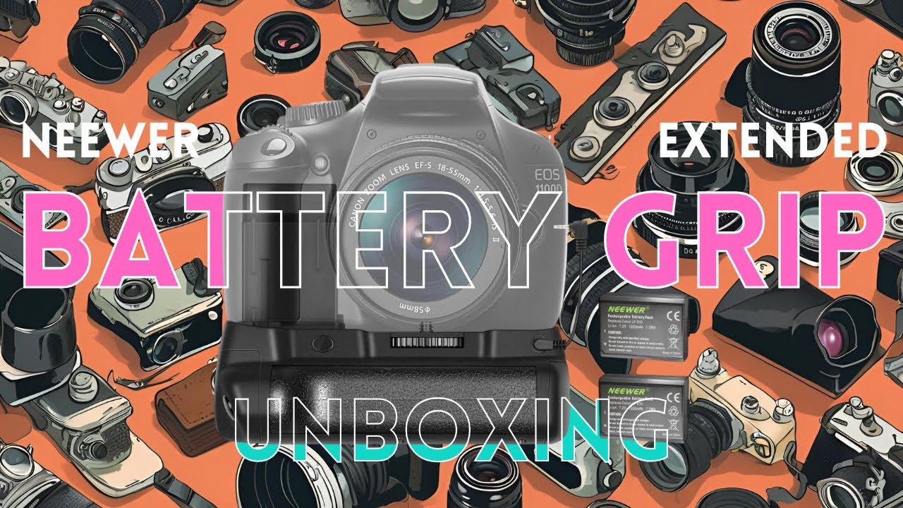 NEEWER BATTERY GRIP UNBOXING AND ASSEMBLY ONTO A CANON REBEL T7 (1500D) YouTube