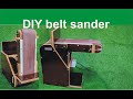 DIY belt sander - Tự chế máy chà nhám băng