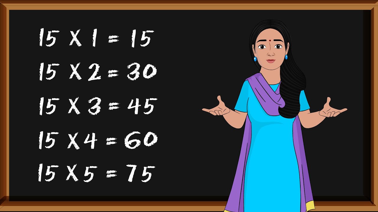 Table of 15 | Learn Multiplication | Table | Kids Education | E ...