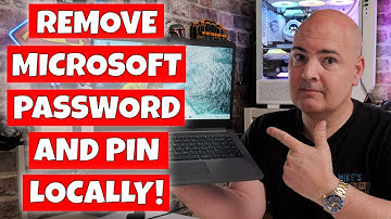 How To RESET Microsoft Account Password Or PIN Locally