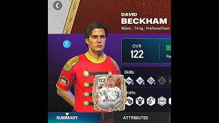 122 OVR Beckham ✨🔥 #fcmobile