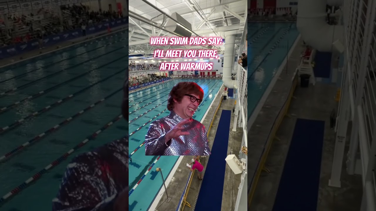 In Your Dreams, Swim Dad—Get Your Ass Up #swimmom #youthsports #momlife #parenting #swim