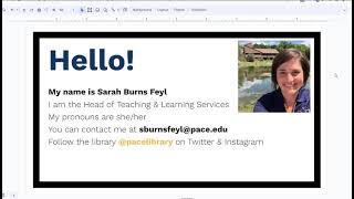 Pace Online: Seidenberg Onboarding Library Overview screenshot 1