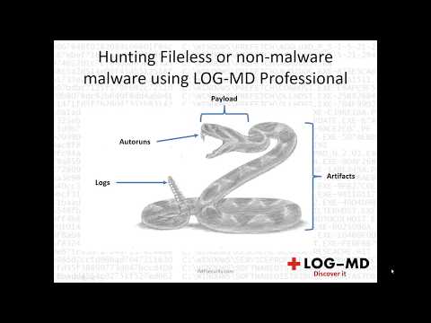 Hunting Fileless Malware using LOG-MD Professional