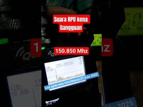 Frekuensi 150.850 Mhz - output RPU Sinyal FULL cek Muntilan