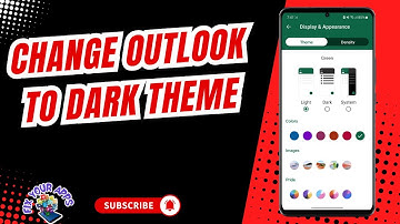 How to Change Outlook to the Dark Theme