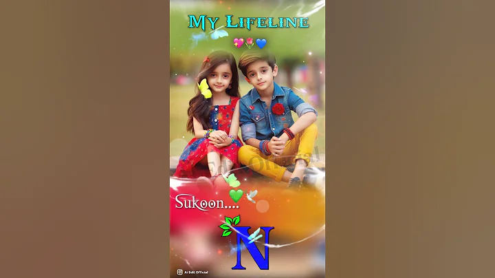 #N Letter Name Status💙|| Trending Name Art Video❣️||New Whatsapp Statu🥀||Name Art Video 2025🥰#short