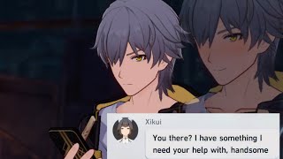 MC and Xikui flirting with each other for 36 seconds straight