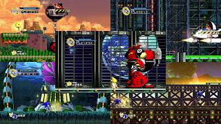 Sonic the Hedgehog 4 - All Bosses as Super Sonic and Super Tails