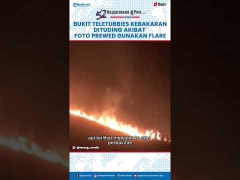 Diduga Akibat Prewed Gunakan Flare di Bromo Tengger Semeru, Bukit Teletubbies Jadi Terbakar