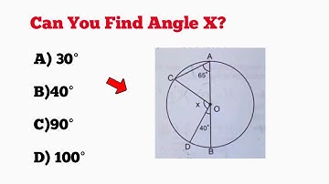Can You Find Angle X? 🤔 | Viral Circle Geometry Puzzle!#geometry #geometrychallenge 