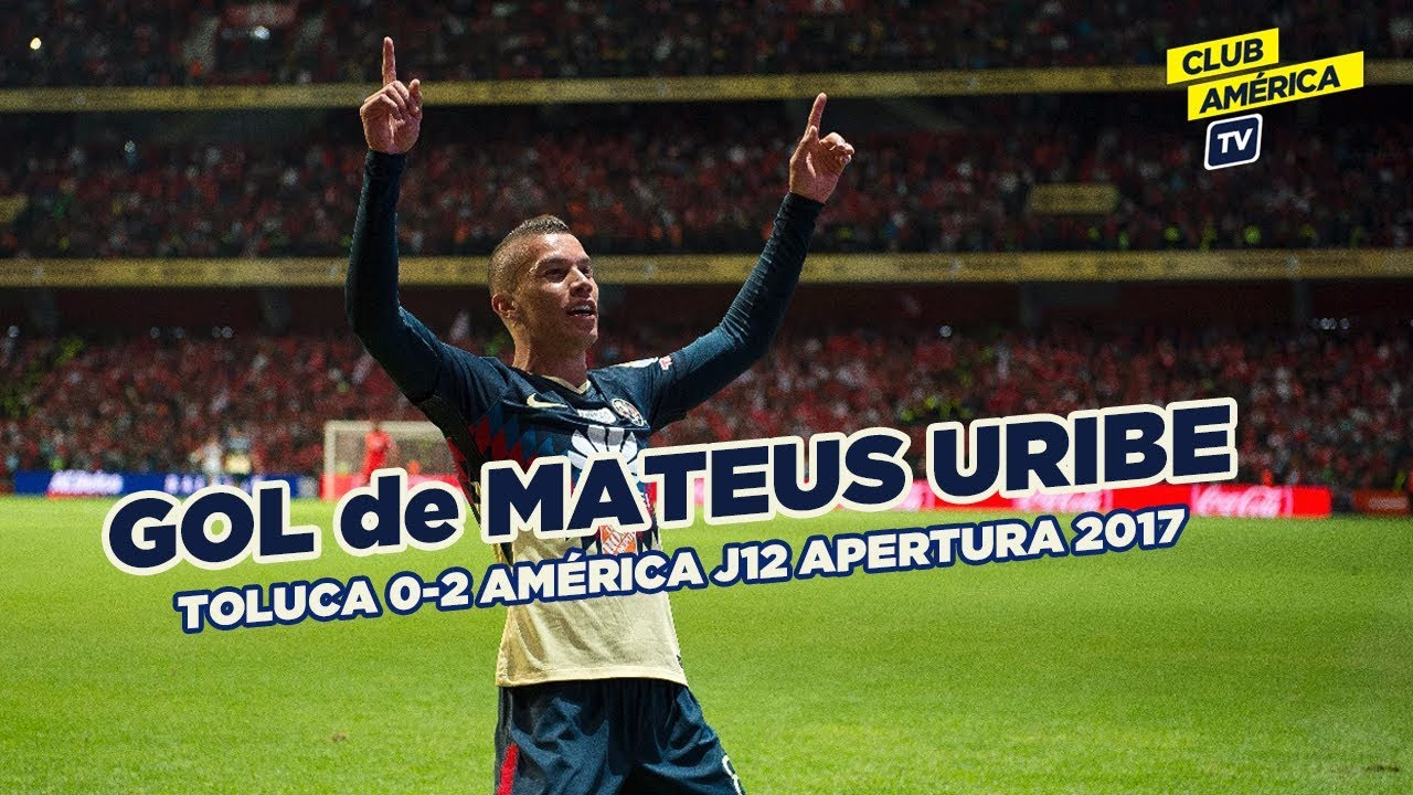 Gol de Mateus Uribe: Toluca 0-2 América | J12 Apertura 2017 | Liga MX