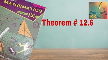 kpk board 9 class math unit 12 line bisectors and angle bisectors Theorem 12.6 @KK Maths