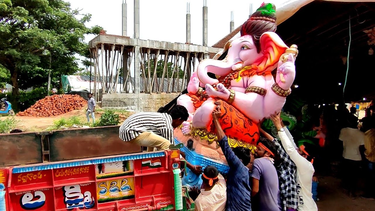 Ganesh Mandapam Making  2021| mangalpalli | Telugu india arts