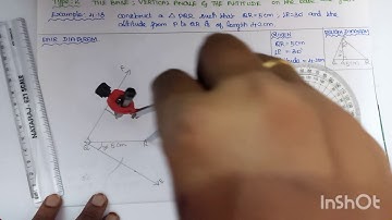 10th maths l Construction of Triangle l Type:2(Example:4.18)
