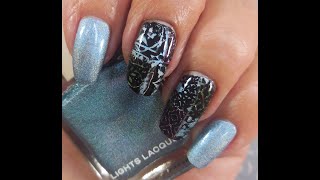 Lights Lacquer / Big Fish ~ MoYou London / Arabesque 02 ~ Salon Perfect / Dream Gleam Shine & Dandy