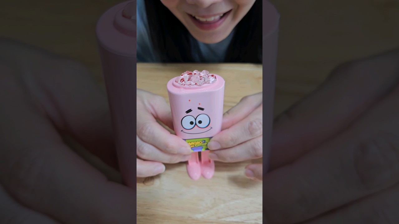 Magic hair jelly pink 스폰지밥 친구 젤리