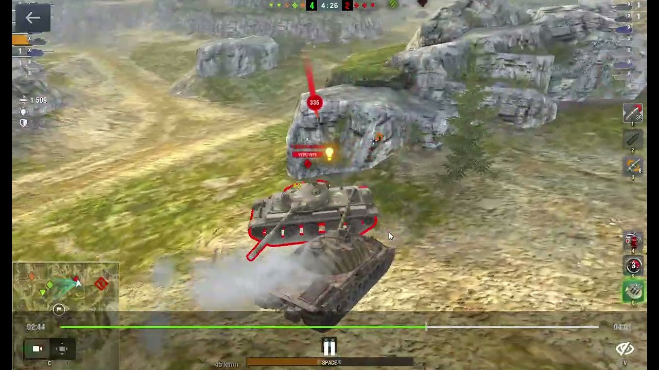 World of Tanks Blitz – Object 907 Huge Damage Gameplay