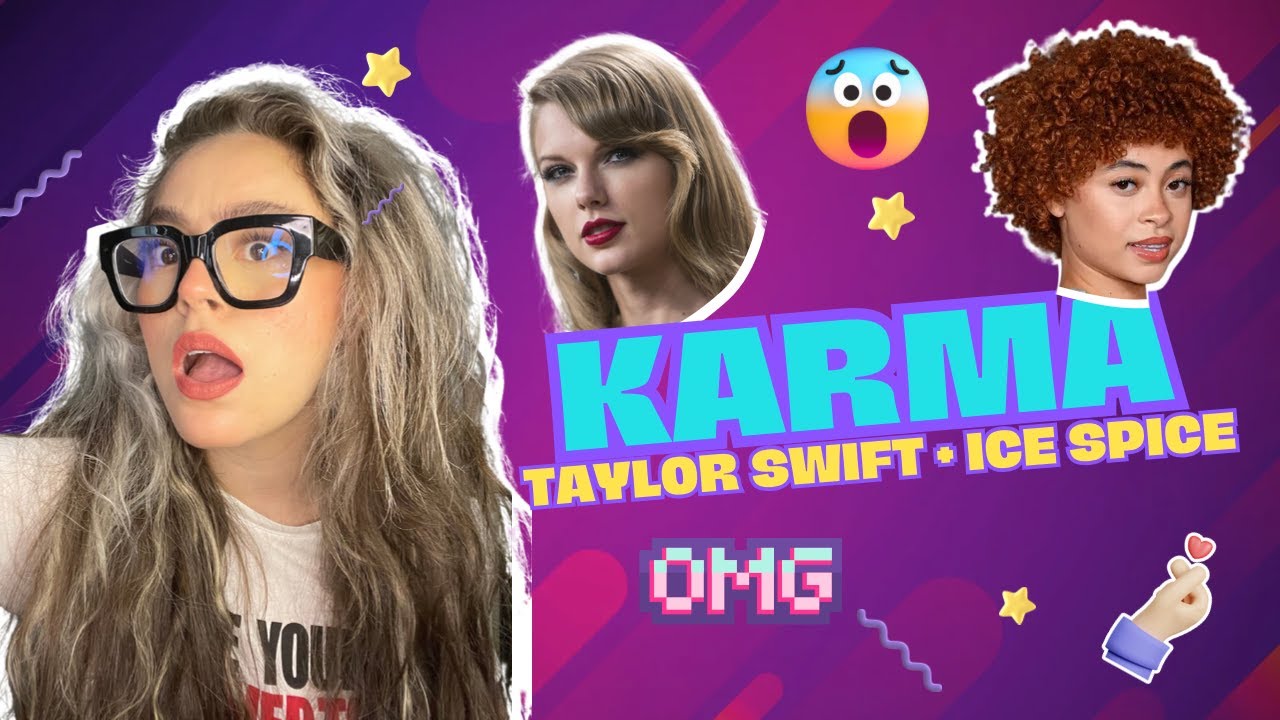 Cantante reaccionando por PRIMERA VEZ a Taylor Swift "Karma" con Ice Spice | By ETNA