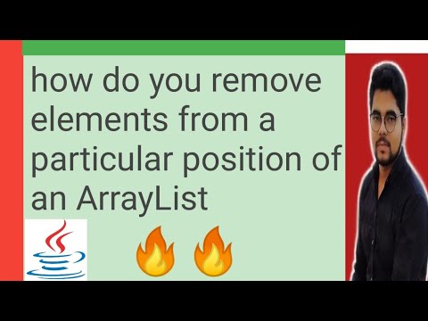how do you remove elements from a particular position of an ArrayList || Shyam Sundar