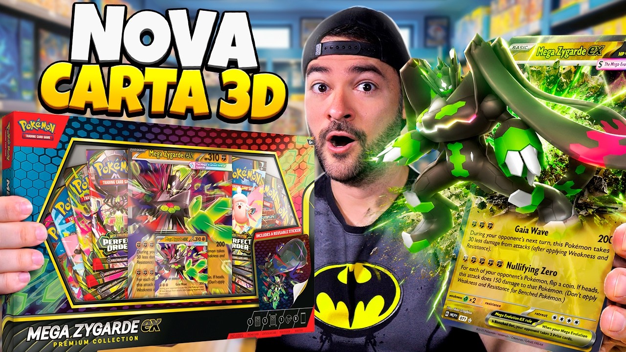 2024 ポケモン シャワーズ リバースホロ Nova Carta Pokémon 3D da Box Mega Zygarde Ex - YouTube