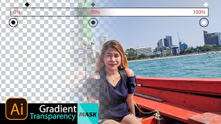 How To Create Gradient Transparent Mask In Illustrator