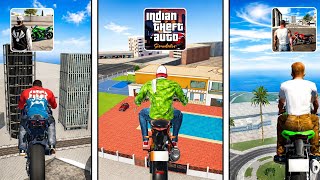 Bike Se Building Jump Challenge Indian Bike Driving 3D Funny Moments