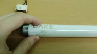 DAKS 18w cool white.  made in ???   неизвестный производитель