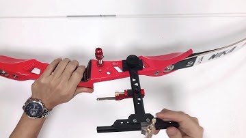 How to use a clicker on a recurve bow for archery