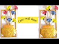 Flower pot Wall Decor with paper