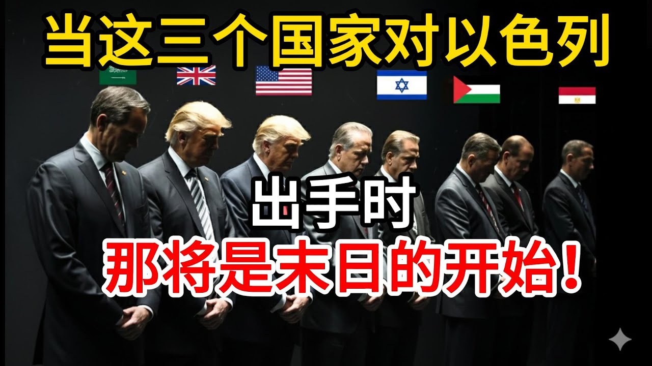 当这3个国家与以色列为敌时，标志着世界末日正式开始~圣经早已预言
