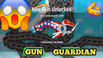 Snake.Io🐍 New Gun Guardian Skin Unlocked! New Snakezilla Rampage Event Gameplay #snakeio #ariyansnax