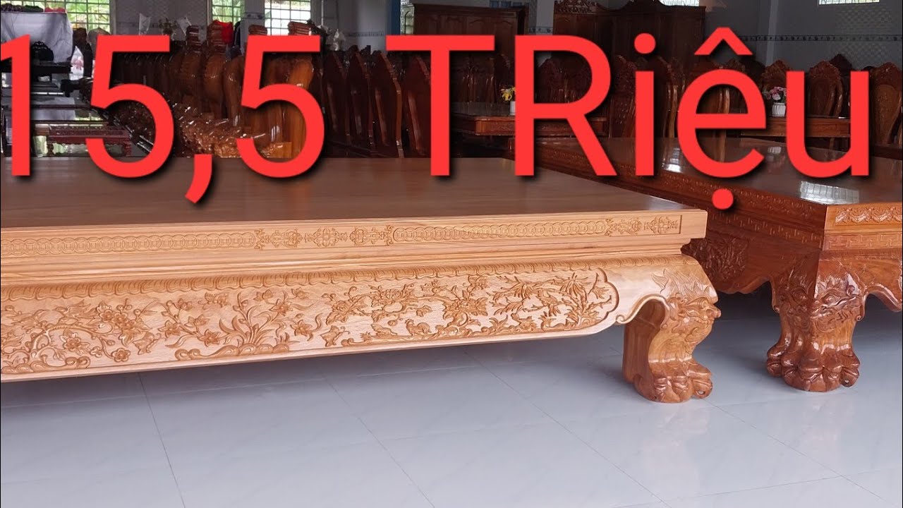 Báo giá 6 bộ ván đi văng chân quỳ gỗ gõ đỏ sx tại đg Thành Oanh.Ngày 9/11/2022.Lh 0917266833