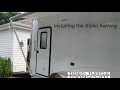 Cargo Trailer Camper Conversion - Part 14 Aleko Awning