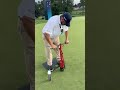 One of the most satisfying jobs in golf … cutting the hole 👏