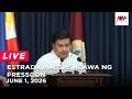 Estrada nagsasagawa ng presscon | NewsWatch Live