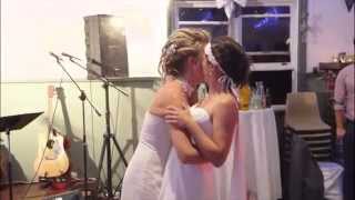 TWO GIRLS GET MARRIED - MARRIAGE EQUALITY: TOBY AND AMY : WA WEDDING (DON'T GO - Toby Beard) chords