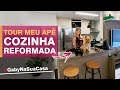 MEU APARTAMENTO COM COZINHA AMERICANA REFORMADA #GABYNASUACASA