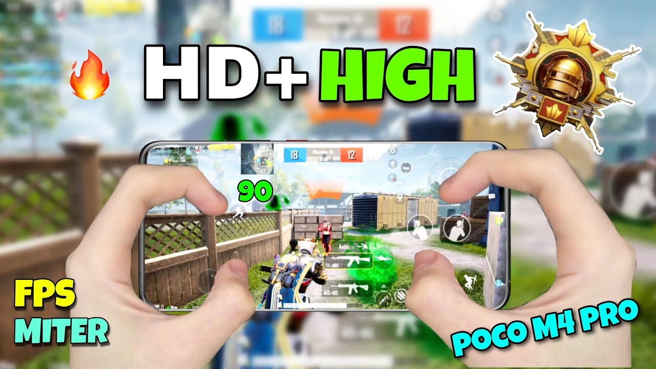 Poco M4 Pro Pubg High Graphics GamePlay Test 😱 4 Finger + Gyro and Powerfull CPU  Helio - G96