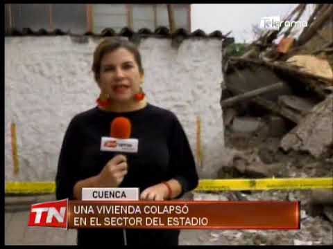 Una vivienda colapsó en el sector del estadio