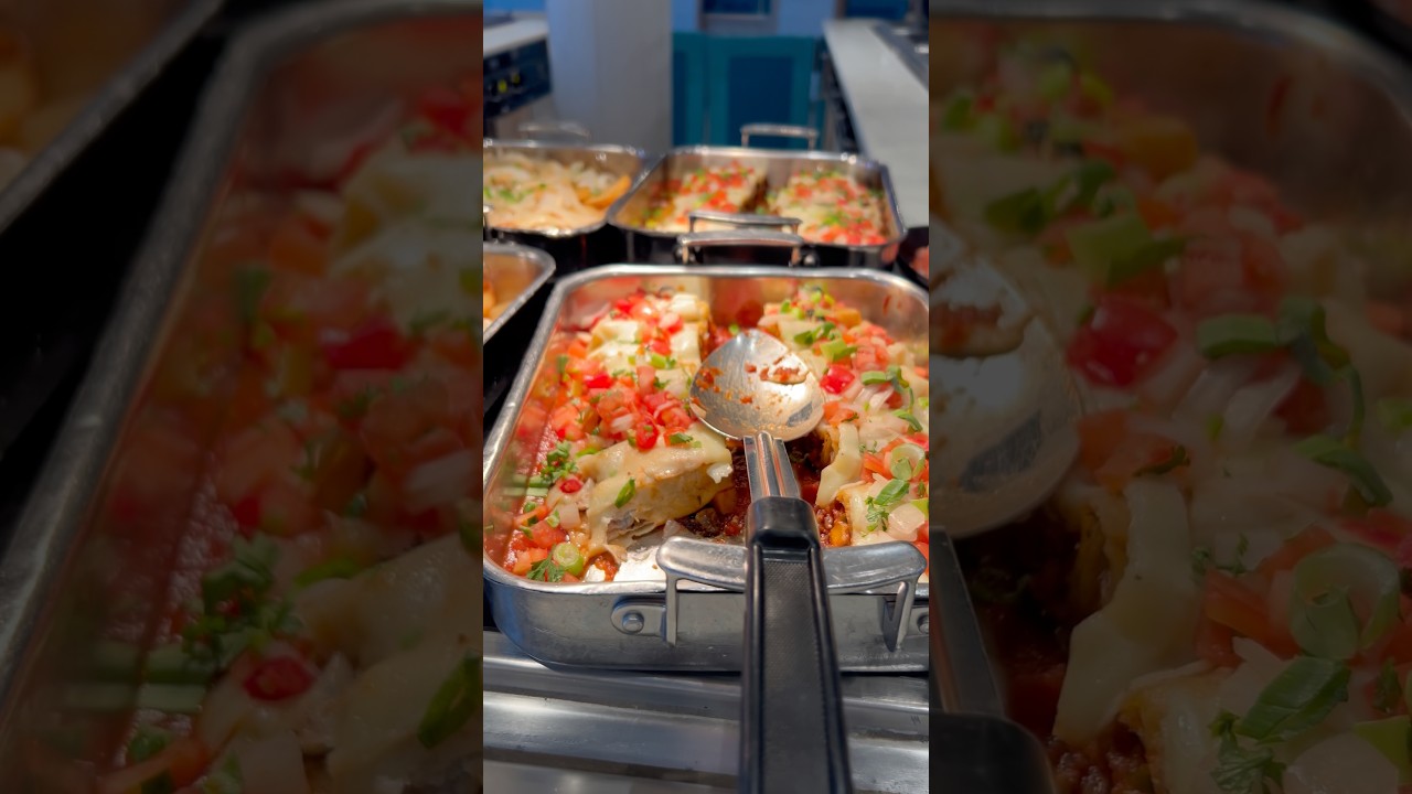 Food on Carnival Mardi Gras Cruise! #food #foodie #shorts #video #travel #fyp #youtubeshorts