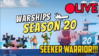 Boom Beach Warships Season 20 Seeker + Warrior Pushing for Diamond