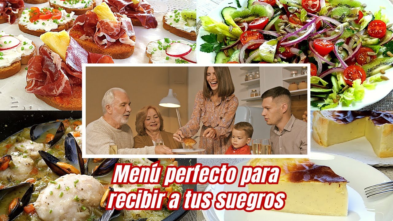👩‍🦳👨‍🦳Menú Perfecto Para Recibir a Tus Suegros y Quedar Super Bien ✌