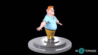 Jeffrey 3D character modelling TURNAROUND